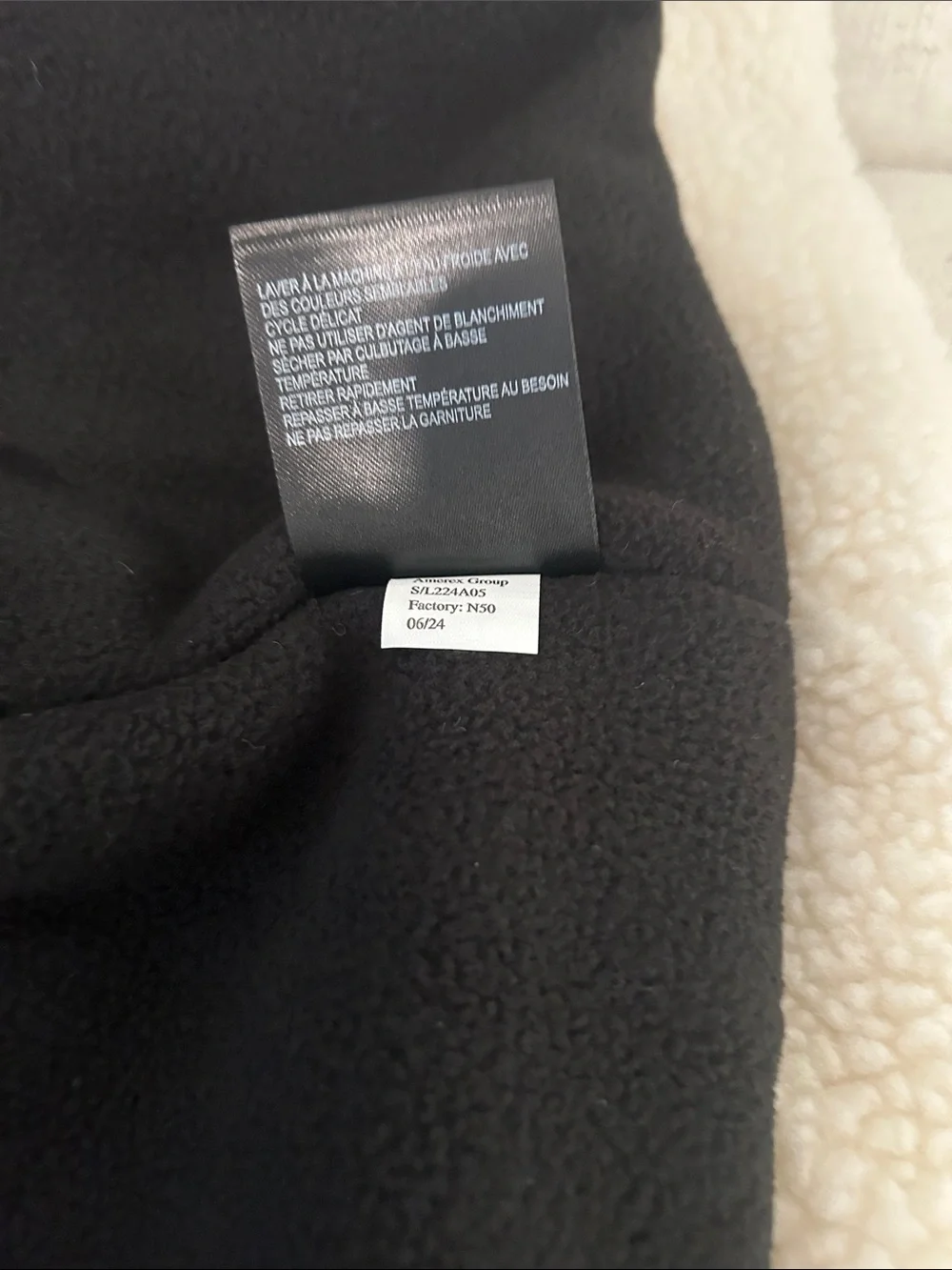 LONDON FOG Girls Heavyweight Sherpa jacket, Black, Large 14-16, NWT